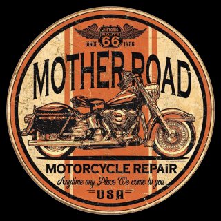 ルート66 アメリカン ビンテージ メタルサイン/Metal Sign Route ルート66 アメリカン ビンテージ メタルサイン/Metal Sign Route