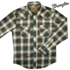 画像1: ラングラー ウエスタンシャツ レトロ ブラウン（長袖）M（身幅56cm）/Wrangler Retro Long Sleeve Western Shirt(Brown) (1)