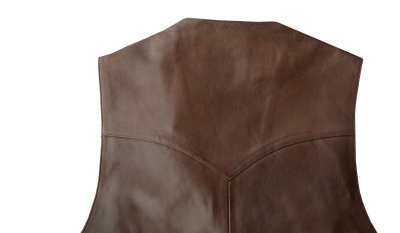画像2: スカリー ウエスタン レザー ベスト（チョコレートブラウン/ブラウン）/Scully Western Lamb Leather Vest(Chocolate/Brown)
