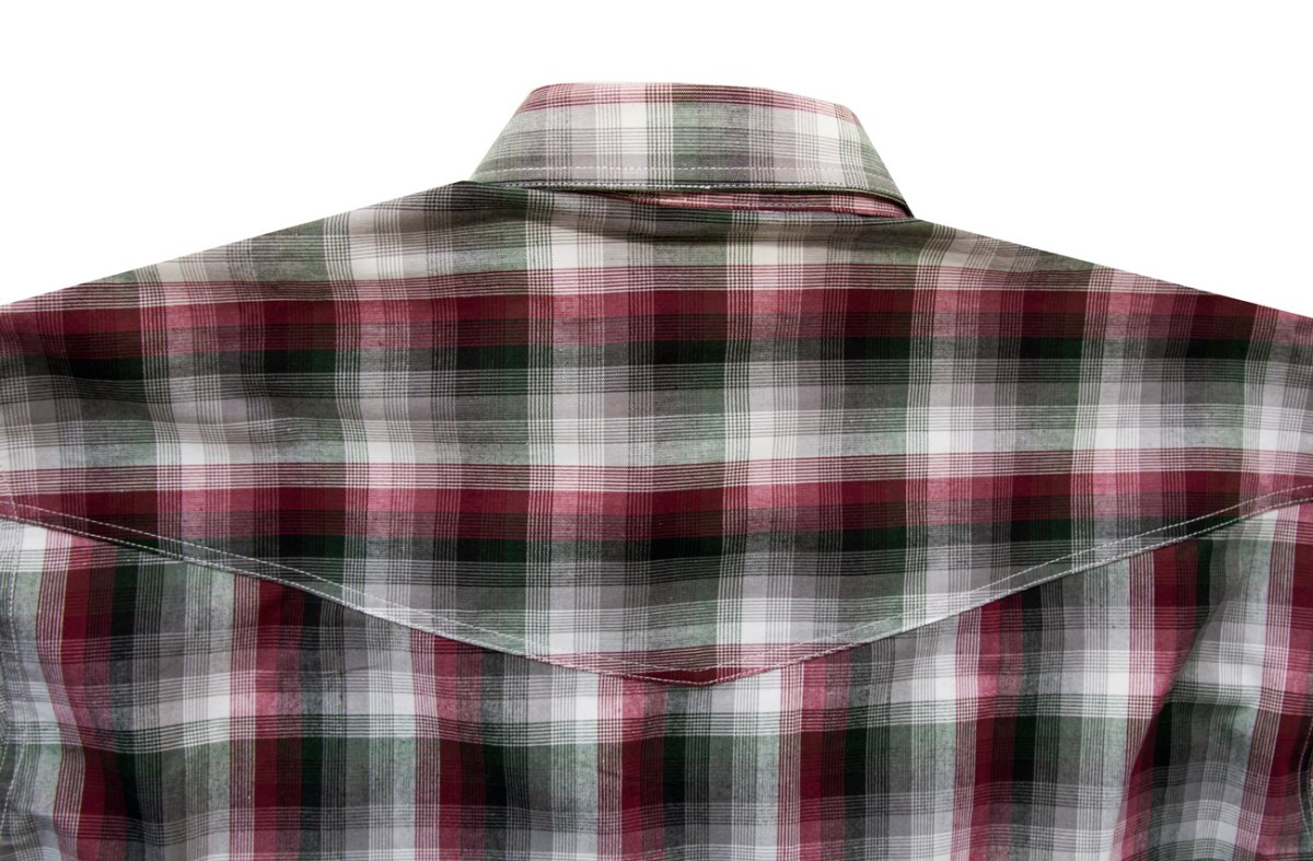 画像3: ローパー スナップフロント ウエスタンシャツ(ブラック・ホワイト・バーガンディー)M(身幅62cm)/Roper Long Sleeve Western Shirt(Black/White/Burgundy) (3)