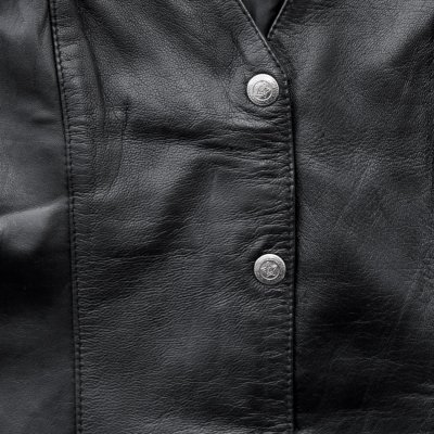 画像2: スカリー レディース ウエスタン レザー ベスト ブラック/Scully Western Leather Vest Black(Women's)