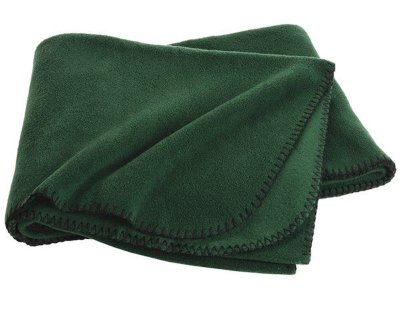 画像2: フリース スロー ブランケット ウイップステッチエッジ ロイヤルブルー（ハンディキャリーストラップつき）/Fleece Throw Blanket with Handy Carrying Strap Royal