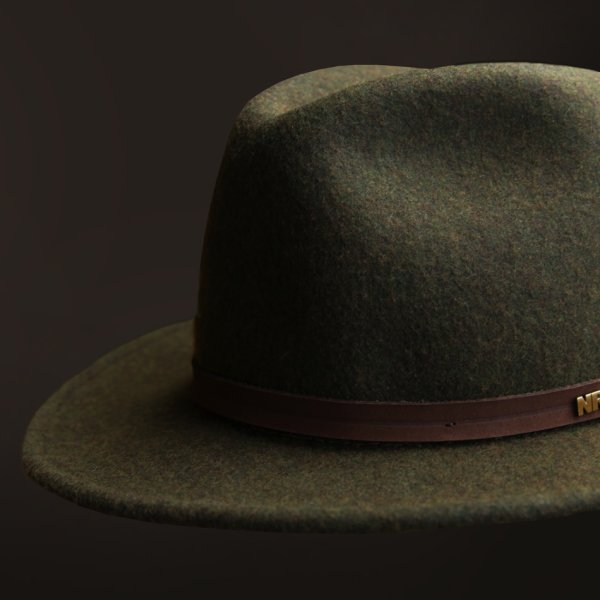 レジストル NRA アウトドア ウールハット（ローデン・ブラウン