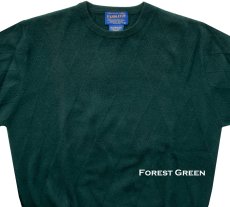 画像3: ペンドルトン クルーネック ウールセーター（フォレストグリーン・ブラック・バーガンディー）/Pendleton Crewneck Wool Sweater(Forest Green/Black/Burgundy) (3)