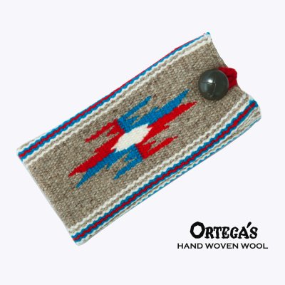 画像1: オルテガ 手織り メガネケース/CHIMAYO ORTEGA'S HAND WOVEN 100% ALL WOOL Eyeglass Case