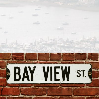 画像3: アメリカン ストリート サイン ベイビュー ストリート/Street Sign BAY VIEW ST.