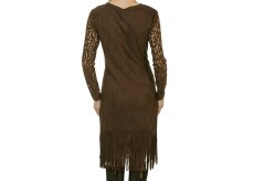画像6: スカリー クラシック フリンジ ドレス ワンピース （チョコレート）S/Scully Classic Fringe Dress (Women's) (6)