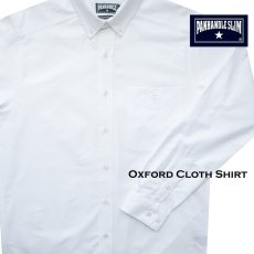 画像1: パンハンドルスリム オックスフォード シャツ（ホワイト・無地/長袖）/Panhandle Slim Oxford Cloth Shirt (1)