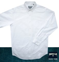 画像2: パンハンドルスリム オックスフォード シャツ（ホワイト・無地/長袖）/Panhandle Slim Oxford Cloth Shirt (2)