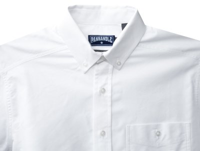 画像2: パンハンドルスリム オックスフォード シャツ（ホワイト・無地/長袖）/Panhandle Slim Oxford Cloth Shirt