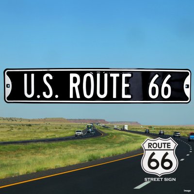 画像2: ルート66 ストリート サイン 80cm/Route 66 Sign