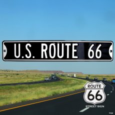 画像1: ルート66 ストリート サイン 80cm/Route 66 Sign (1)