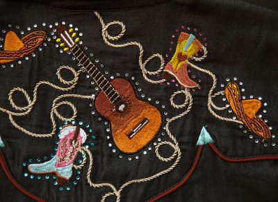 画像3: スカリー 刺繍 ラインスト－ン ウエスタン シャツ（長袖/ブラックチャコール）/Scully Long Sleeve Western Shirt(Women's)