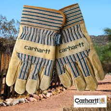 画像1: カーハート スエード ワーク グローブ シンサレート・ThinsulateTM Insulation/Carhartt Suede Work Gloves(Safety Cuff-Insulated) (1)