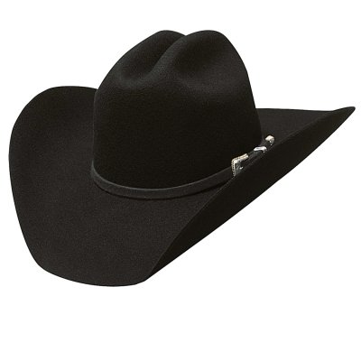 画像1: ブルハイド ウエスタン プレミアムウールフェルトハット（ブラック）58cm〜59cm/Bullhide Justin Moore Collection Wool Felt Hat Back Roads 6X