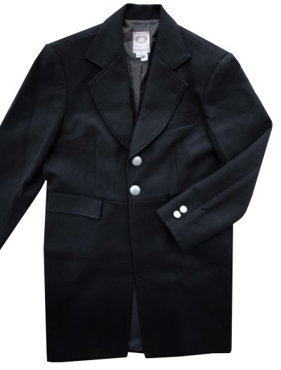 画像3: ワーメーカー 100%ウール フロック コート（ブラック）40/Wah Maker 100%Wool Frock Coat(Black)