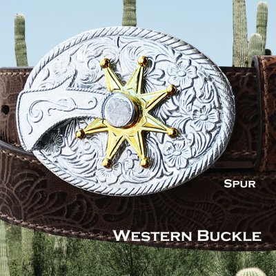 画像1: スパー・拍車 ウエスタン ベルト バックル/Spur Belt Buckle