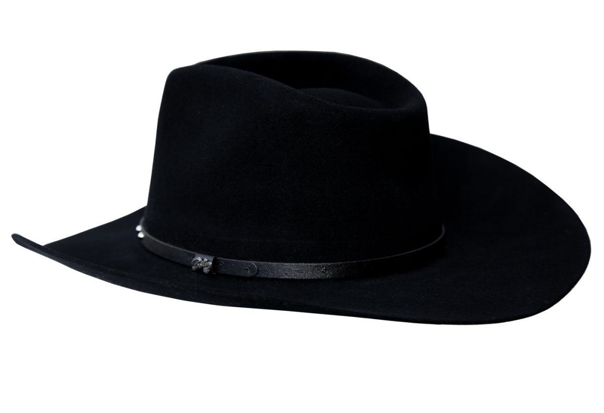 画像2: ベイリー U.S.A  ファーブレンド カウボーイ ハット（ブラック）/Bailey 4X Fur Blend Cowboy Hat(Black) (2)