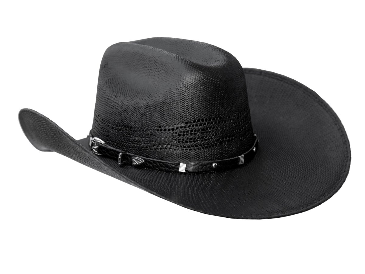 画像3: ブルハイド ウエスタン ストロー カウボーイ ハット ブラックアロー20X（ブラック）大きいサイズもあり/Bullhide Straw Cowboy Hat Black Arrow 20X(Black) (3)