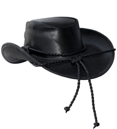 画像2: ブルハイド レザー カウボーイ ハット（ブラック）/Bullhide Hilltop Genuine Leather Cowboy Hat(Black)