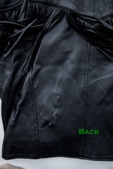 画像6: スカリー ラムレザー フリンジ モーターサイクル ジャケット（ブラック）L（身幅60cm）【訳あり商品-SDGs】/Scully Soft Touch Lamb Fringe Motorcycle Jacket(Black) (6)