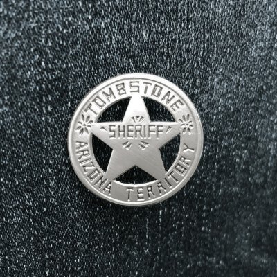 画像1: オールドウエスト ピンズ シェリフ SHERRIFF トゥームストーン アリゾナテリトリー/Pin