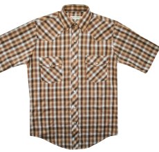 画像3: ローパー スナップフロント ウエスタン シャツ（ブラウン/半袖）/Roper Short Sleeve Western Shirt(Brown) (3)