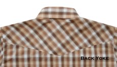 画像4: ローパー スナップフロント ウエスタン シャツ（ブラウン/半袖）/Roper Short Sleeve Western Shirt(Brown) (4)