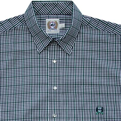 画像2: シンチ スナップフロント ウエスタン シャツ（ブラック・グリーン/半袖）ラージサイズ  身幅67cm/Cinch Short Sleeve Western Shirt(Black/Green)