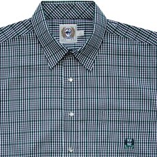 画像2: シンチ スナップフロント ウエスタン シャツ（ブラック・グリーン/半袖）ラージサイズ  身幅67cm/Cinch Short Sleeve Western Shirt(Black/Green) (2)