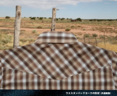 画像3: ローパー スナップフロント ウエスタン シャツ（アイボリー・ブルー・タン・コーラル/半袖）/Roper Short Sleeve Western Shirt(Ivory/Blue/Coral Plaid)