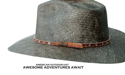 画像2: アウトランド バオ ストロー アウトバック ハット（ブラウン）XL/Outland Bao Straw Outback Hat(Brown) by Montecarlo Hat Co