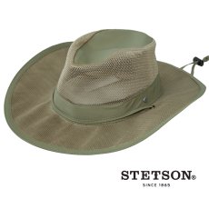 画像1: ステットソン メッシュ サファリ ハット（フォッシル）/Stetson Mesh Safari Hat(Fossil)  (1)