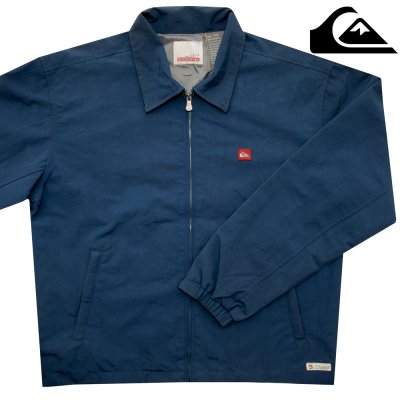 画像1: クイックシルバー フルラインド ジップフロント ジャケット（ブルー）/Quiksilver Fully Lined Zip Front Jacket(Blue)