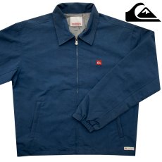 画像1: クイックシルバー フルラインド ジップフロント ジャケット（ブルー）/Quiksilver Fully Lined Zip Front Jacket(Blue) (1)