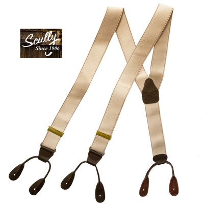 画像1: スカリー サスペンダー（カーキ）/Scully Suspenders(Khaki)