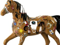 画像2: ペインテッド ポニー ホース 馬の置物/ Painted Pony (2)