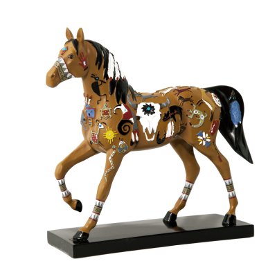 画像1: ペインテッド ポニー ホース 馬の置物/ Painted Pony
