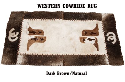 画像2: ウエスタンブーツ 馬蹄 牛毛皮 ウエスタン ラグ/Western Boots Horseshoes Cowhide Rug 