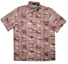 画像3: レインスプーナー アロハシャツ キャンプシャツ ナショナルパーク リバースプリント プルオーバー（レッド）S/Reyn Spooner National Parks Aloha Shirt Camp Shirt Pullover(Red) (3)