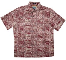 画像3: レインスプーナー アロハシャツ キャンプシャツ ナショナルパーク リバースプリント（レッド）S/Reyn Spooner National Parks Aloha Shirt Camp Shirt(Red) (3)