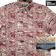 画像1: レインスプーナー アロハシャツ キャンプシャツ ナショナルパーク リバースプリント プルオーバー（レッド）S/Reyn Spooner National Parks Aloha Shirt Camp Shirt Pullover(Red) (1)