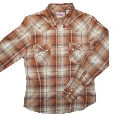 画像4: ローパー レディース ウエスタン シャツ（オレンジ・タン/長袖）S/Roper Long Sleeve Western Shirt(Women's) (4)