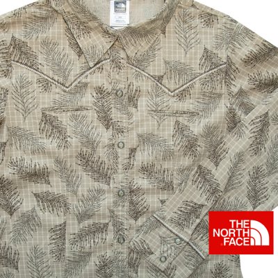 画像1: ノースフェイス レディース 長袖 ウエスタン シャツ（ブラウン）M/The North Face Long Sleeve Western Shirt(Brown/Women's)