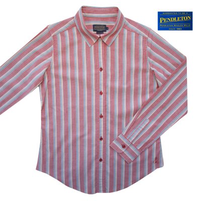 画像1: ペンドルトン レディース 長袖 シャツ（レッド）S/Pendleton Long Sleeve Shirt(Women's)