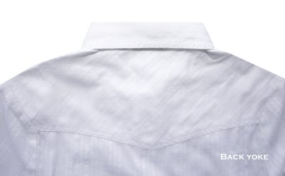 画像3: トゥルーグリット ボタンフロント バックヨーク ウエスタン シャツ カントリーシャツ（ホワイト）M/True Grit Western Button Shirt White(Women's)