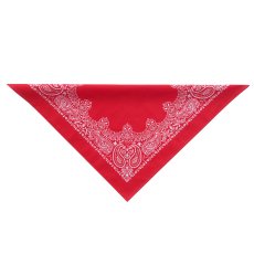 画像6: 光るバンダナ ハバハンク HAV-A-HANK ペイズリー（レッド・ホワイト・シルバー）/Bandana Paisley Red/White/Silver (6)