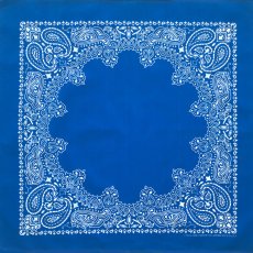 画像7: 光るバンダナ ハバハンク HAV-A-HANK ペイズリー（ブルー・ホワイト・シルバー）/Bandana Paisley Blue/White/Silver (7)