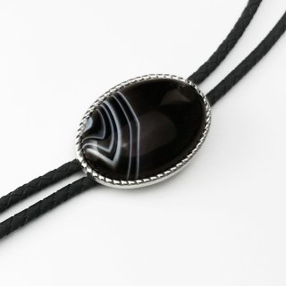 オニキス&925 シルバー ボロタイ ネイティブアメリカン ナバホ族