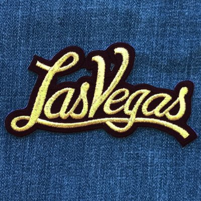 画像1: ワッペン ラスベガス Las Vegas（ゴールド・ブラック）/Patch 
